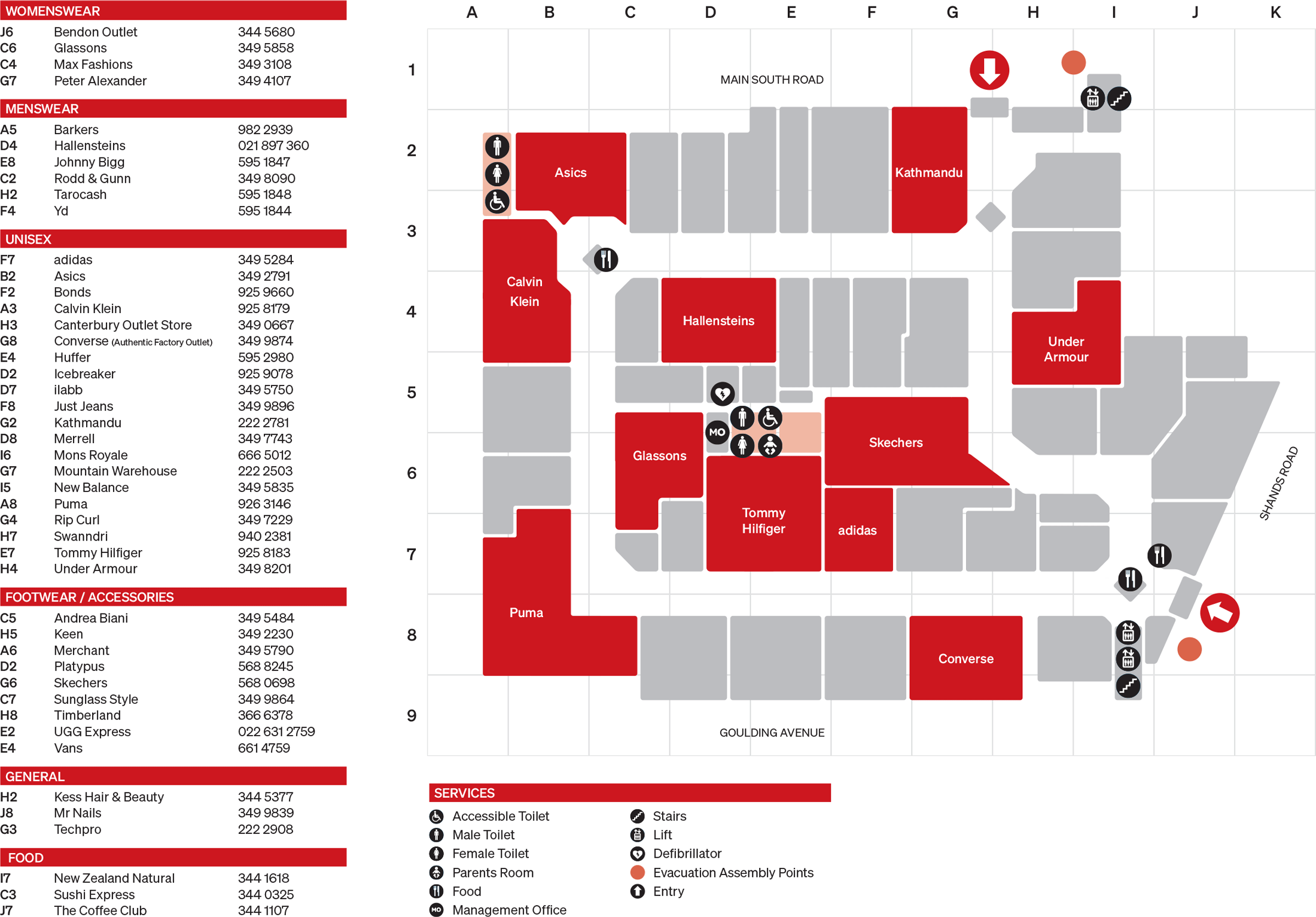 Map of Dress Smart Christchurch